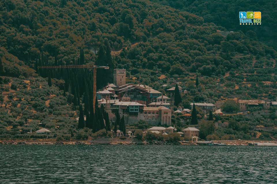 Historic monasteries from Athos Mountain